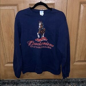 Budweiser Clydesdales Navy Blue Sweatshirt
